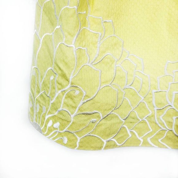 LILLY PULITZER Golden Yellow Dahling Blooms Blossom Embroidered Dress Size: 10 - Picture 8 of 11